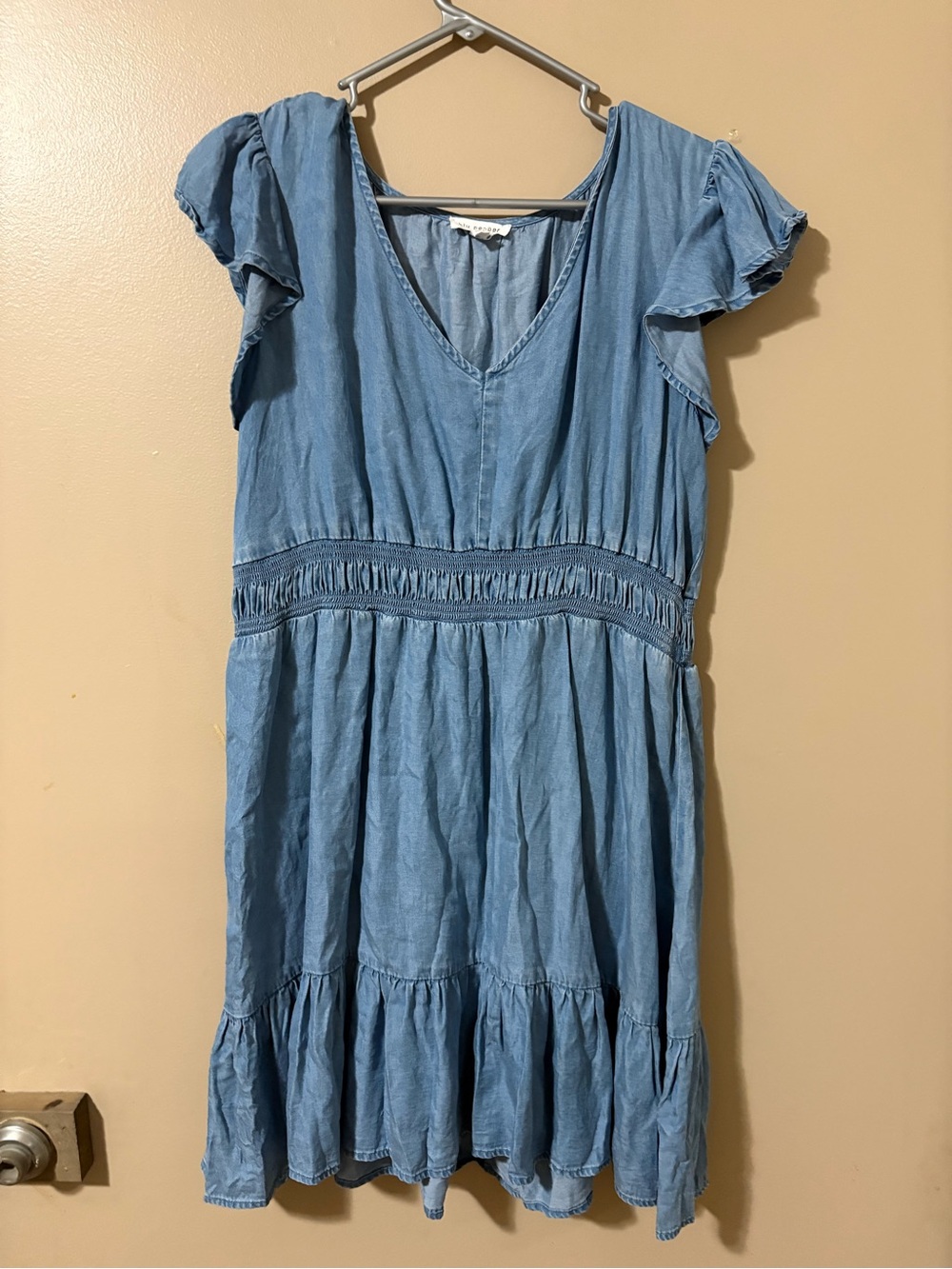 Light Wash Blue Chambray Blu Pepper Dress